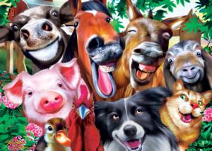 Selfies - Barnyard Grins  Farm Animal Jigsaw Puzzle By MasterPieces