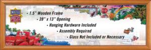 13" x 39" Wood Puzzle Frame