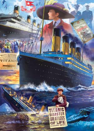 Titanic Collage Titanic Jigsaw Puzzle By MasterPieces