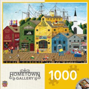 Crows Nest Harbor (Hometown Gallery) Seascape / Coastal Living Jigsaw Puzzle By MasterPieces