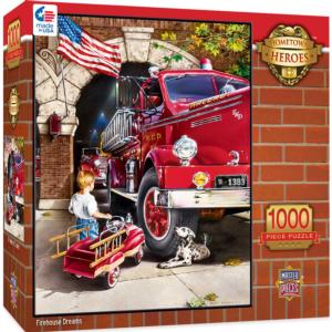 Firehouse Dreams - Scratch and Dent Nostalgic & Retro Jigsaw Puzzle By MasterPieces