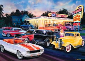 Dogs & Burgers - Scratch and Dent Nostalgic & Retro Jigsaw Puzzle By MasterPieces