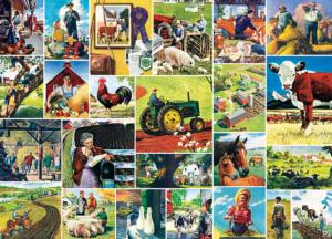 Farmland Collage Collage Jigsaw Puzzle By MasterPieces