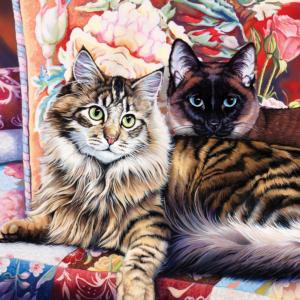 Raja and Mulan Cats Jigsaw Puzzle By MasterPieces