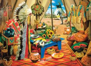 Trading Post Native American Jigsaw Puzzle By MasterPieces