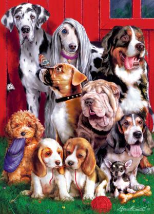 Sitting Pretty Dogs Jigsaw Puzzle By MasterPieces