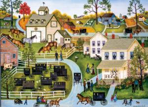 Sunday Meeting Americana & Folk Art Jigsaw Puzzle By MasterPieces
