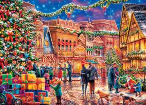 Village Square - Scratch and Dent Christmas Jigsaw Puzzle By MasterPieces