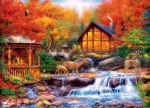 Colors of Life Cabin & Cottage Jigsaw Puzzle By MasterPieces