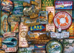 Off to the Lakehouse Lakes & Rivers Impossible Puzzle By MasterPieces
