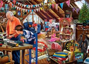 Playtime in the Attic Domestic Scene Jigsaw Puzzle By MasterPieces