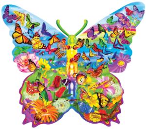 Butterfly Flowers Jigsaw Puzzle By MasterPieces