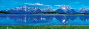 Grand Tetons Monuments / Landmarks Panoramic Puzzle By MasterPieces