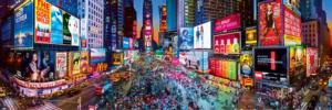 Times Square 1,000 Piece Panoramic Puzzle New York Panoramic Puzzle By MasterPieces