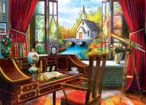 The Study View Around the House Jigsaw Puzzle By MasterPieces