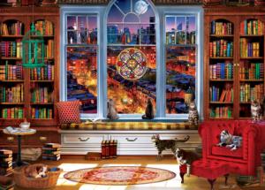 Downtown City View Domestic Scene Jigsaw Puzzle By MasterPieces
