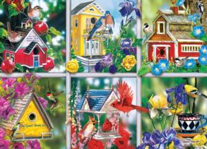 Birdhouse Village Collage Jigsaw Puzzle By MasterPieces