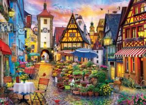 Bavarian Flower Market Europe Jigsaw Puzzle By MasterPieces