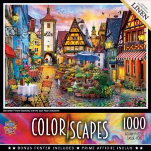 Bavarian Flower Market Europe Jigsaw Puzzle By MasterPieces