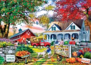 Apple Tree Farm - Scratch and Dent Farm Jigsaw Puzzle By MasterPieces