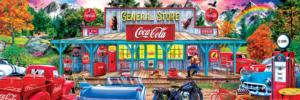 Coca-Cola Stop-n-Sip Panoramic General Store Panoramic Puzzle By MasterPieces