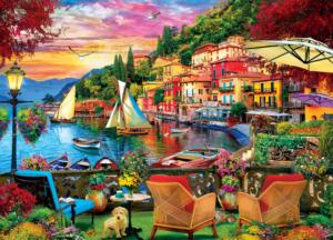 Italian Village Square, 1000 Pieces, Colorcraft | Puzzle Warehouse