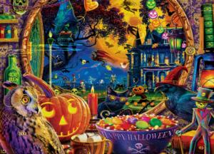 A Scary Night Outside Halloween Jigsaw Puzzle By MasterPieces