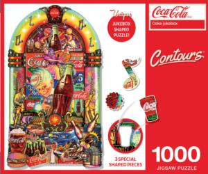 Coke Jukebox Coca Cola Shaped Pieces By MasterPieces