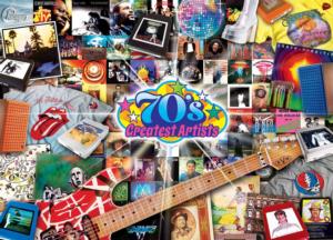 Greatest Hits - 70's Artists Nostalgic & Retro Jigsaw Puzzle By MasterPieces