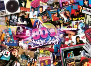 Greatest Hits - 80's Artists Nostalgic & Retro Jigsaw Puzzle By MasterPieces