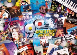 Greatest Hits - 90's Artists Nostalgic & Retro Jigsaw Puzzle By MasterPieces