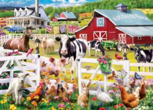 Weekends On the Farm Farm Animal Jigsaw Puzzle By MasterPieces