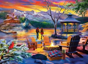 Time Away - Frozen Harmony  Camping Jigsaw Puzzle By MasterPieces