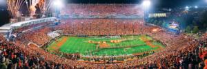 Clemson Tigers NCAA Stadium Panoramics Center View Photography Panoramic Puzzle By MasterPieces