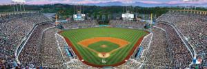 Los Angeles Dodgers MLB Stadium Panoramics Center View Father's Day Panoramic Puzzle By MasterPieces