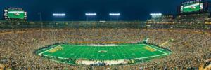 Green Bay Packers NFL Stadium Panoramics Center View Sports Panoramic Puzzle By MasterPieces