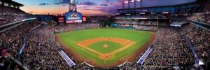 Colorado Rockies MLB Stadium Panoramics Center View Photography Panoramic Puzzle By MasterPieces