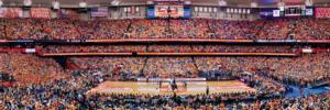 Syracuse Orange NCAA Stadium Panoramics Basketball Center View