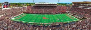 Ole Miss Rebels NCAA Stadium Panoramics Center View Sports Panoramic Puzzle By MasterPieces