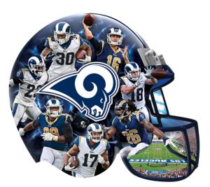 Los Angeles Rams Helmet Sports Jigsaw Puzzle By MasterPieces