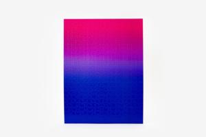 Gradient Puzzle (blue/pink) Rainbow & Gradient Impossible Puzzle By Areaware