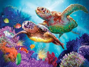 Turtle Guardian Fish Jigsaw Puzzle By SunsOut