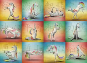 Unicorn Yoga Unicorns Jigsaw Puzzle By Willow Creek Press