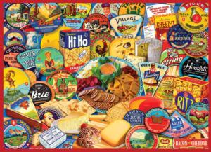 Cheese & Crackers Collage Jigsaw Puzzle By Willow Creek Press