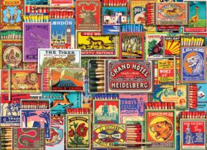 Matchbook Anthology Nostalgic / Retro Jigsaw Puzzle By Willow Creek Press