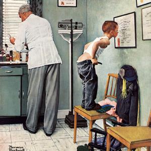 At the Doctor's (Saturday Evening Post) Magazines and Newspapers Jigsaw Puzzle By MasterPieces