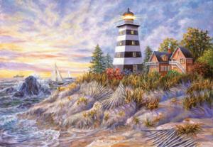 Out of Harm’s Way Beach & Ocean Jigsaw Puzzle By Crown Point Graphics