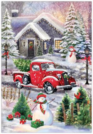 Ready for the Tree Christmas Jigsaw Puzzle By Crown Point Graphics