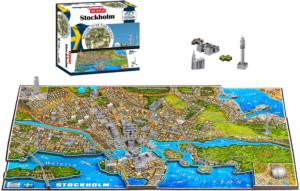 Stockholm Europe 4D Puzzle By 4D Cityscape Inc.