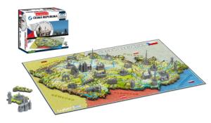 Czech Republic Maps & Geography 4D Puzzle By 4D Cityscape Inc.